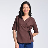 Evelyn Set of 2 - Coffee Brown & Navy Blue